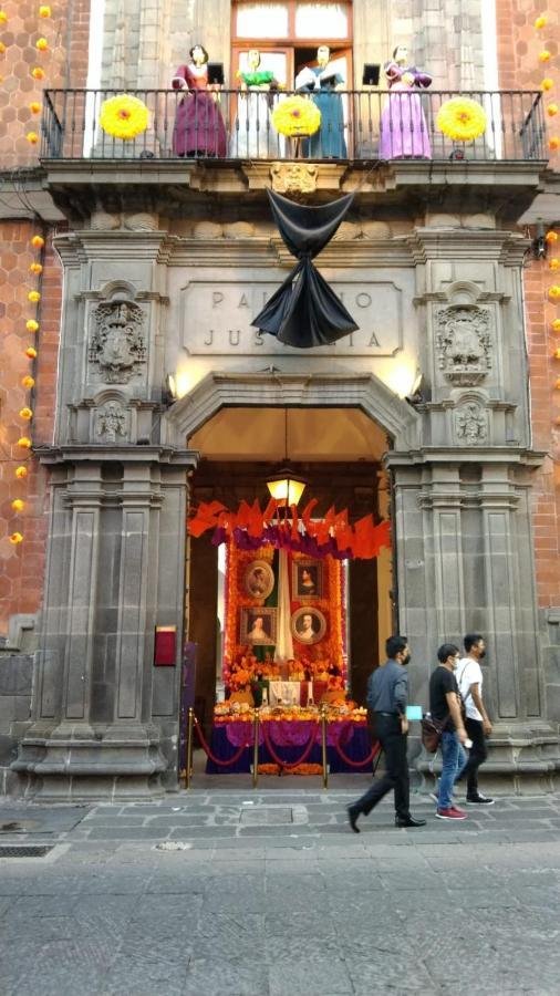 Hostal Azul Puebla Centro Historico Ngoại thất bức ảnh