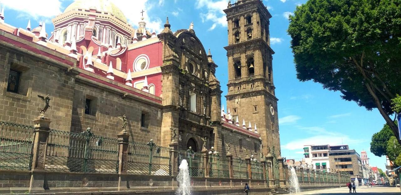 Hostal Azul Puebla Centro Historico Ngoại thất bức ảnh