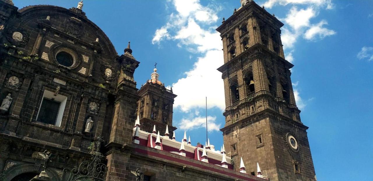 Hostal Azul Puebla Centro Historico Ngoại thất bức ảnh